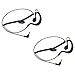 Produktbild 2 x Coodio Security 3,5mm G-Form Nur Empfang Ohrhörer Kopfhörer Reiner Headset Für Funkgeräte Lautsprechermikrofon Handmikrofon