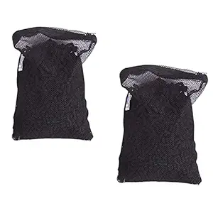 TED TABBIES - Activated Carbon Charcoal Purify Water Quality Aquarium Filter Media 1KG (500G, Pack of 2) with Net Bag (1000 g).