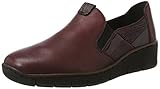 Absatzhöhe: bis 3 cm Rieker Damen 53754 Slipper, Rot Vinaccia/Bordeaux/Wine, 40 EU