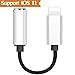 Produktbild Lightning 3,5 mm Kopfhörer Audio Adapter Splitter für iPhone X iPhone 8/8 Plus.iPhone 7/7 Plus 6/6Plus iPod/iPad.iPhone Converter Lightning auf 3,5 mm Klinkenstecker Kopfhörer AUX Klinke Audio Kopfhörer Adapter für iPhone 7/7 Plus Zubehör.(Kompatibel mit 10.3 / 11-System oder höher)