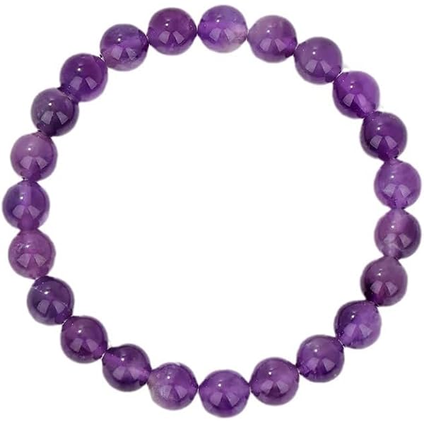 Bracelet Améthyste en Pierre Naturelle - Bijou Élégant et Apaisant