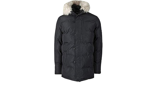 4bidden afton fur hood parka jacket in black
