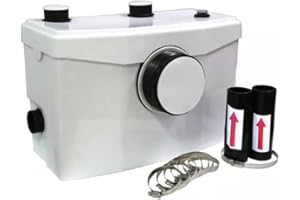 FENIXSHOP24 Trituratore maceratore per wc 600W Pompa sanitario per acque reflue 4 lame 240L/Min 01