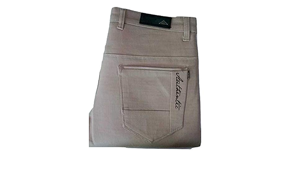 Relaxed Fit Cotton Casual Cream Trouser 