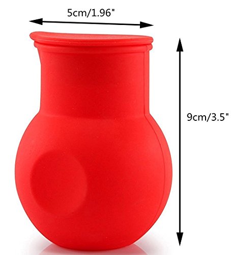 Silikon Schokolade Schmelztiegel Wärme Schmelz Butter Milch Sauce Melter Behälter Schüssel Mikrowelle 2er Set - 3