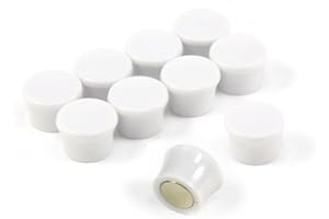 FIRST4MAGNETS Piccoli Magneti Della Scheda Di Memoria Bianca Ad Alta Potenza Per Frigorifero, Lavagna, Tavola Da Preavviso, Archiviazione - Confezione Di 10 Anni