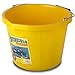 Price comparison product image 15 Litre Strong Heavy Duty Yellow Water / Feed Bucket For Equestrian, Horse, Pony & Pet Feeding.