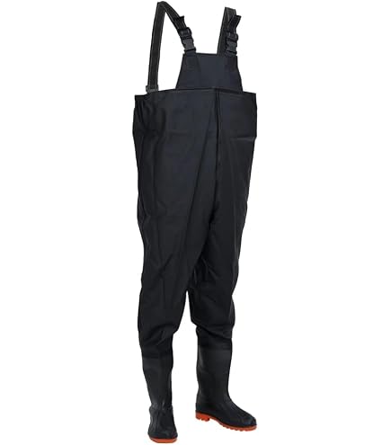 Bottes Cuissardes Pêche PVC Légères Et Imperméables | Homme Femme, Anti-dérapantes, Vert