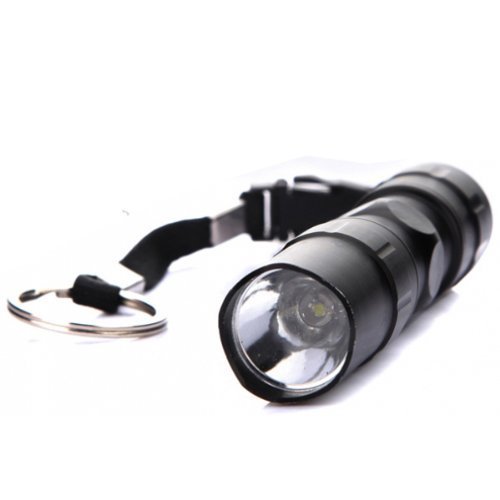 FPBS Superhelle Wasserdicht LED Gehäuse Taschenlampe Spritzwassergeschützt, für Erwachsene und Kinder, Aktivitäten im Freien, Schwarz - 3