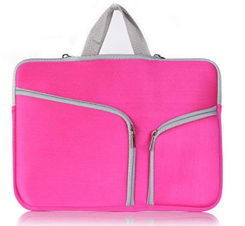 11.6inch Laptop/Notebook Carry bag/Sleeve skin cover for 11.6inch Chromebook/Ultrabook/Macbook DELL ASUS LENOVO ACER HP MSI Toshiba HP LG ALIENWARE RAZER (10-11.6inch, Pink)