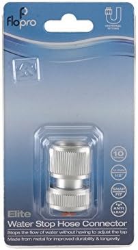 Flopro Elite Metal Water Stop Hose Connector