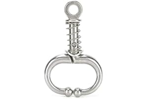 CIKONIELF Alicates Alicates de nariz de vaca tipo resorte, de acero inoxidable, tipo toro, alicates de nariz de vaca, anillo de nariz de ganado, accesorio para equipos de animales (anillo de nariz de toro)