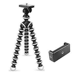 Tygot Gorilla Tripod/Mini (13 Inch) Tripod for Mobile Phone with Phone Mount | Flexible Gorilla Stand for DSLR & Action Cameras