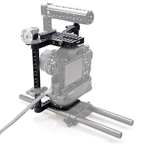 SMALLRIG Cage Support pour Canon  Nikon  Sony  Panasonic GH3 GH4 avec Batterie Grip  Hauteur Adjustable 1750