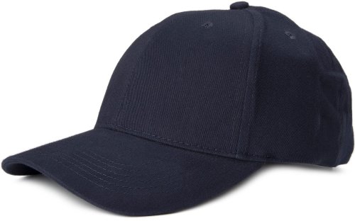 styleBREAKER gorra clásica de 6 paneles con superficie cepillada, gorra de béisbol, ajustable, unisex 04023018, color:Azul marino