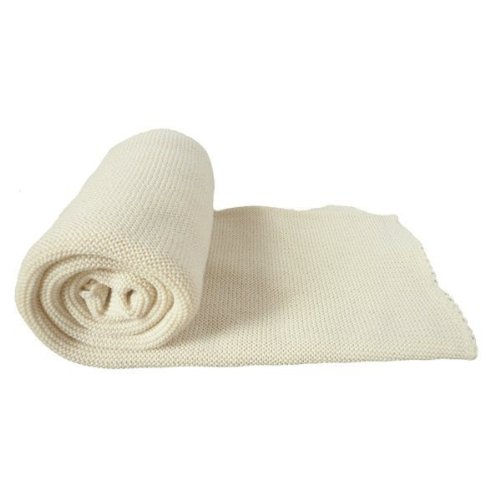 Preisvergleich Produktbild Bio Babydecke Merinowolle kbT Natur