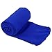 HDE 3 Pack Girl's Ultra Soft Opaque Microfiber Footed Stretch Tights (Royal Blue, Medium)