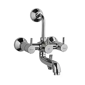 JAQUAR SHFLR5281N Brass Mixer, Silver, Polished Finish