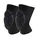 Produktbild Leobtain 1 Pair Protective Knee Pads Thick Sponge Anti-Collision Kneepads Protector Non-Slip Wrestling Dance Knee Pads Support Sleeve for Outdoor Sport
