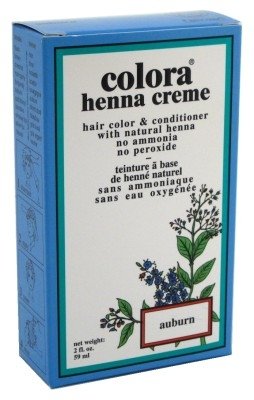 Colora Henna Creme Hair Color Auburn 2oz (3 Pack)