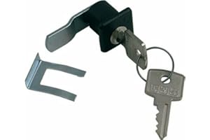 ALUBOX Serratura per Cassetti o Cassette, A Chiave, Verniciato a Polvere, Alluminio, AB