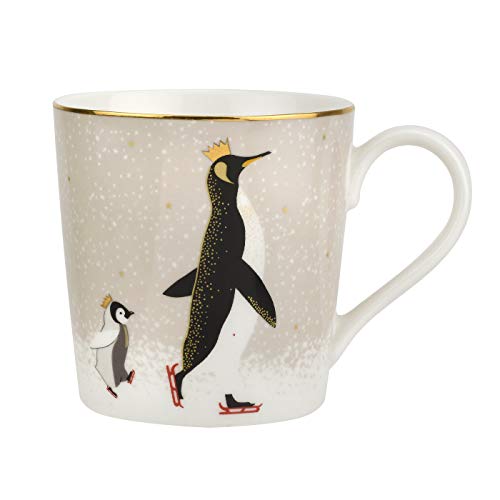 Sara Miller for Portmeirion SMPE78914-XG - Taza, color blanco