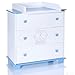 Baby Changing Chest Prince - Nursery Furniture Changer Unit With 3 Drawers - Baby Changing Table removeable