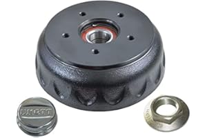 FKANHÄNGERTEILE KNOTT tambour de frein de 200 x 50, stockage compact 112x5, incl. Écrou de bride et le capuchon de graisse --- 6A0073 complète