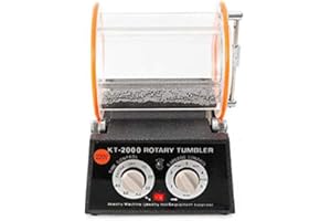 SHIOUCY Polishing Machine Polishing Drum Ball Mill Rotary Polisher Polisher 5 / 3 kg Rotary Jewelry Polisher Finisher - 5kg