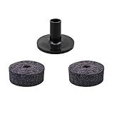 Suave, pero duradera. SUPVOX 2 unids Correa Botón Arandelas de fieltro Silenciador de tambor Batería de práctica Pad con platillo de platillo de accesorios accesorio