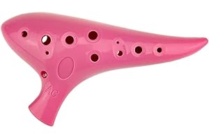 OCARINAWIND 12-Hole Plastic Ocarina, Alto C, A4-F6 Range (PINK)