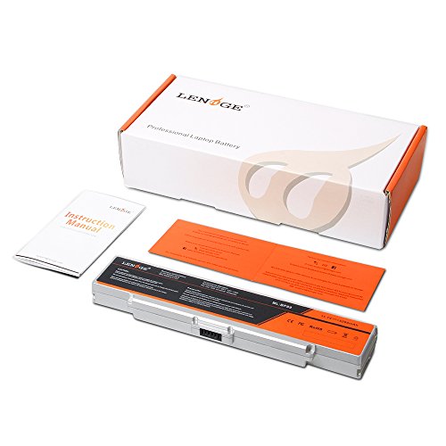 LENOGE Hochleistung Li-ion Akku Ersatz Laptop Batterie Für SONY VGP-BPS9 VGP-BPS9A/B VGP-BPS9/B VGP-BPS9B, VGP-BPS9/B, VGP-BPS9/S, 11.1v; 5200mAh; Silber - 7