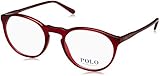  Polo Ralph Lauren 0PH2180, Monturas de Gafas para Mujer, Rojo (Red), 52