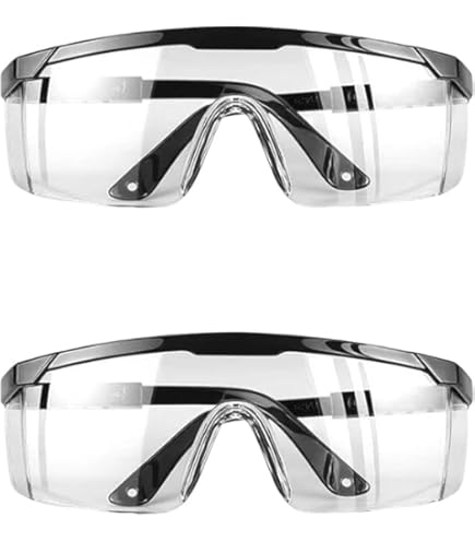 Protection Débroussailleuse Lunettes De Protection Greenstar OZAKI - Anti- Buée Et Anti-poussière - Norme EN166 3B - Sangle Réglable Lunette De Protection Chimie