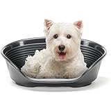 FERPLAST - Cuccia per cani e gatti - Cuccia per cani piccola - 100% plastica riciclata - Cuccia per cani lavabile - traspiran