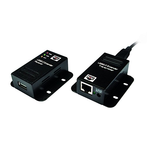 LogiLink UA0267 USB 2.0 Cat.5 Extender bis 50m mit 4 Port Hub, PoE schwarz - 2