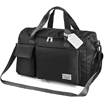 Flintronic Borsone Palestra 33L Impermeabile – 46x25x25 Cm, Con Scomparto Scarpe E Tasca Bagnata, Tracolla Regolabile