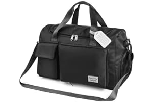 Flintronic Podróżna torba sportowa, składana torba na siłownię, torba weekendowa dla kobiet, lekka torba szpitalna z torbą do oddzielania na mokro i na sucho, duża torba kabinowa do uprawiania sportu