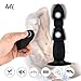 Produktbild Prostata Stimulator, Analvibrator Massagegerät Intensiven Motoren Viele Vibrationsmodi Punkt Hoden Perineum Stimulation, Funkfernbedienung 100% Medizinisches Silikon Analsex Spielzeug,Black