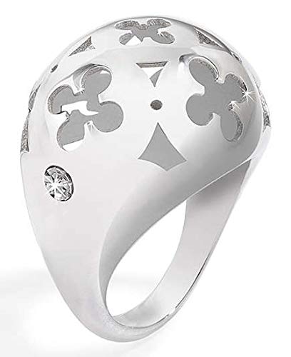 Morellato Ducale - Anillo de acero inoxidable con diamante