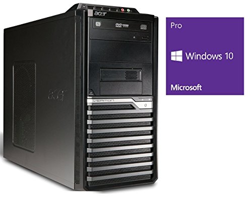 Refurbished Office PC | Acer Veriton M680G | i3-550 @ 3,2 GHz | 8GB RAM | 320GB HDD | DVD-Brenner | Windows 10 Pro (Zertifiziert und Generalüberholt)