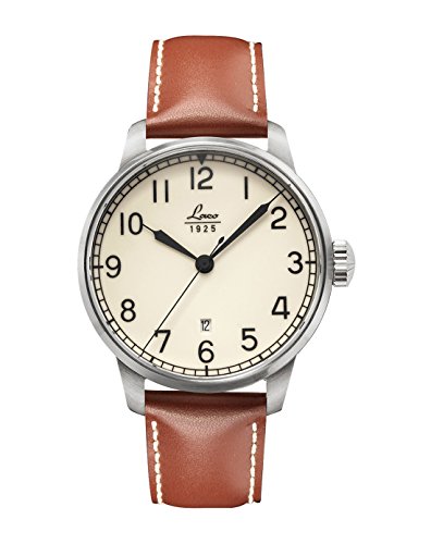 Laco Herren-Reloj analógico automático Piel 861651N