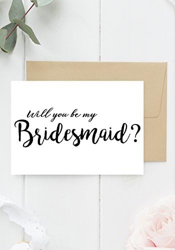bridesmaid proposal card, will you be my bridesmaid, will you be my bridesmaid card, multi pack available, 7x5 card and envelope