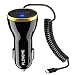 Produktbild FLOVEME KFZ Ladegerät, KFZ Ladeadapter USB C Für Samsung S9/8/plus, Auto Ladekabel Kompatibel Für iPhone XS MAX/XS/XR/X/8 usw