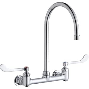 Buy Elkay Lk940gn08t6h Wall Mount 8 Gn 8 Spt Wrist Faucet Handle