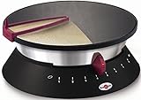  Krampouz CEBPF2BO - Crepera, 1250 W, diámetro de 33 cm, color negro