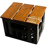 Geschenkidee Bierkastensitz Sitzauflage Hocker mit Motiv TAKE A BREAK