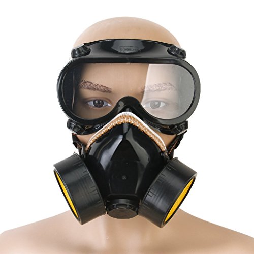Industrie Gas chemischen Anti-Staub malen Atemschutzmaske Maske + Brille Brillen - 3