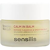 Sensilis - Calm in Balm Soothing Cleansing Balm 50ml | Avocado Oil, Bisabolol, Makeup Remover, Deep Cleansing, Soothing, Sens