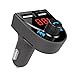Produktbild FM Transmitter Bluetooth Auto Radio Adapter, Bluetooth Sender Kfz Adaptor mit Freisprecheinrichtung Auto Bluetooth MP3 Musik Player/Auto Ladegerät/SD Karte/USB Flash Drive/Voltage Display/ Ton löschen